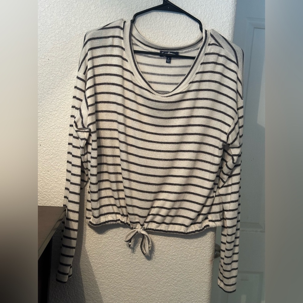 Revolve Striped Gently Worn Very Soft Top
